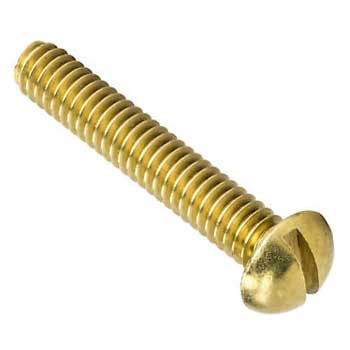 machined screws Brass